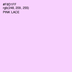 #F8D1FF - Pink Lace Color Image